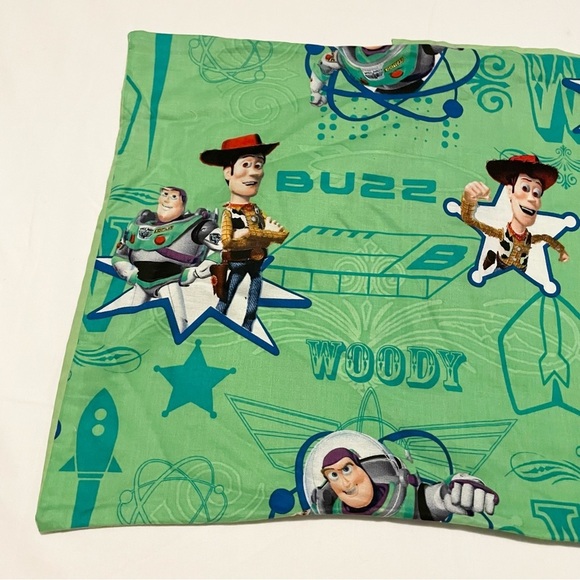 Toy Story Buzz Woody Pillowcases Homemade 21” x 13” Pillow Cases Lot of 2 - Picture 16 of 16